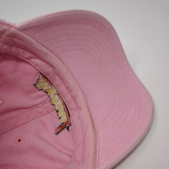 Daytona 1 Slideback Hat Pink One Size Adjustable Embroidered UltraClub - Picture 8 of 9